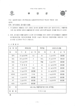 대기오염도 검사